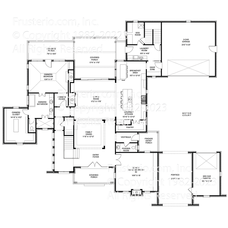 Lani House Plan First Floor Plan