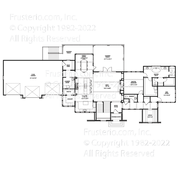 Lilah House Plan First Floor Plan