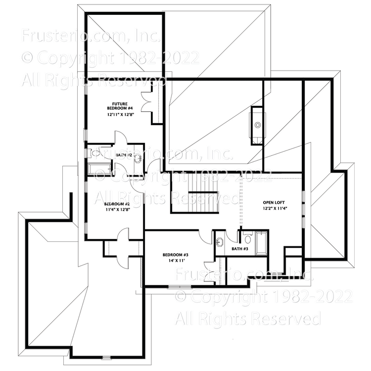 Amber House Plan 2nd Floor