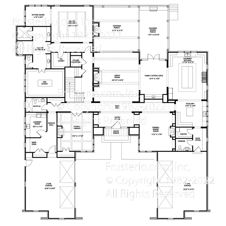 Preston House Plan First Floor Plan