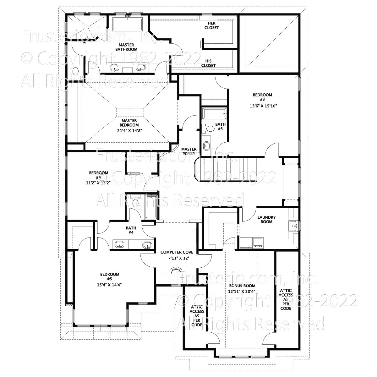 Pinehurst House Plan 2nd Floor