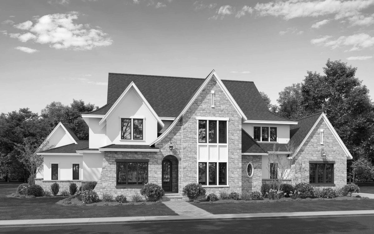 Colby Front Elevation Rendering
