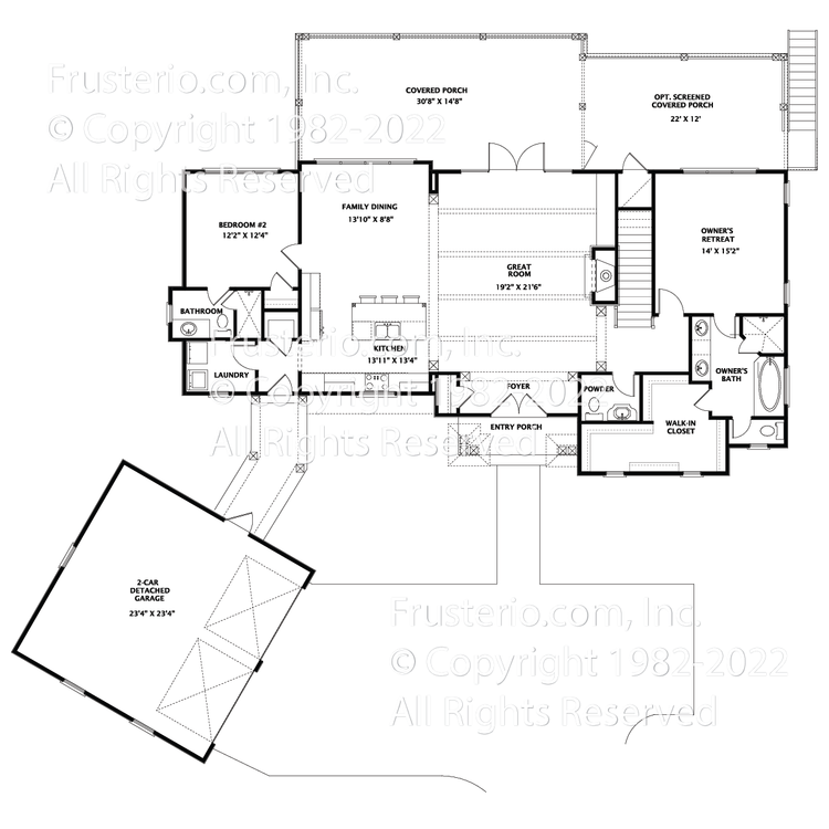 BrookeAnn House Plan First Floor Plan