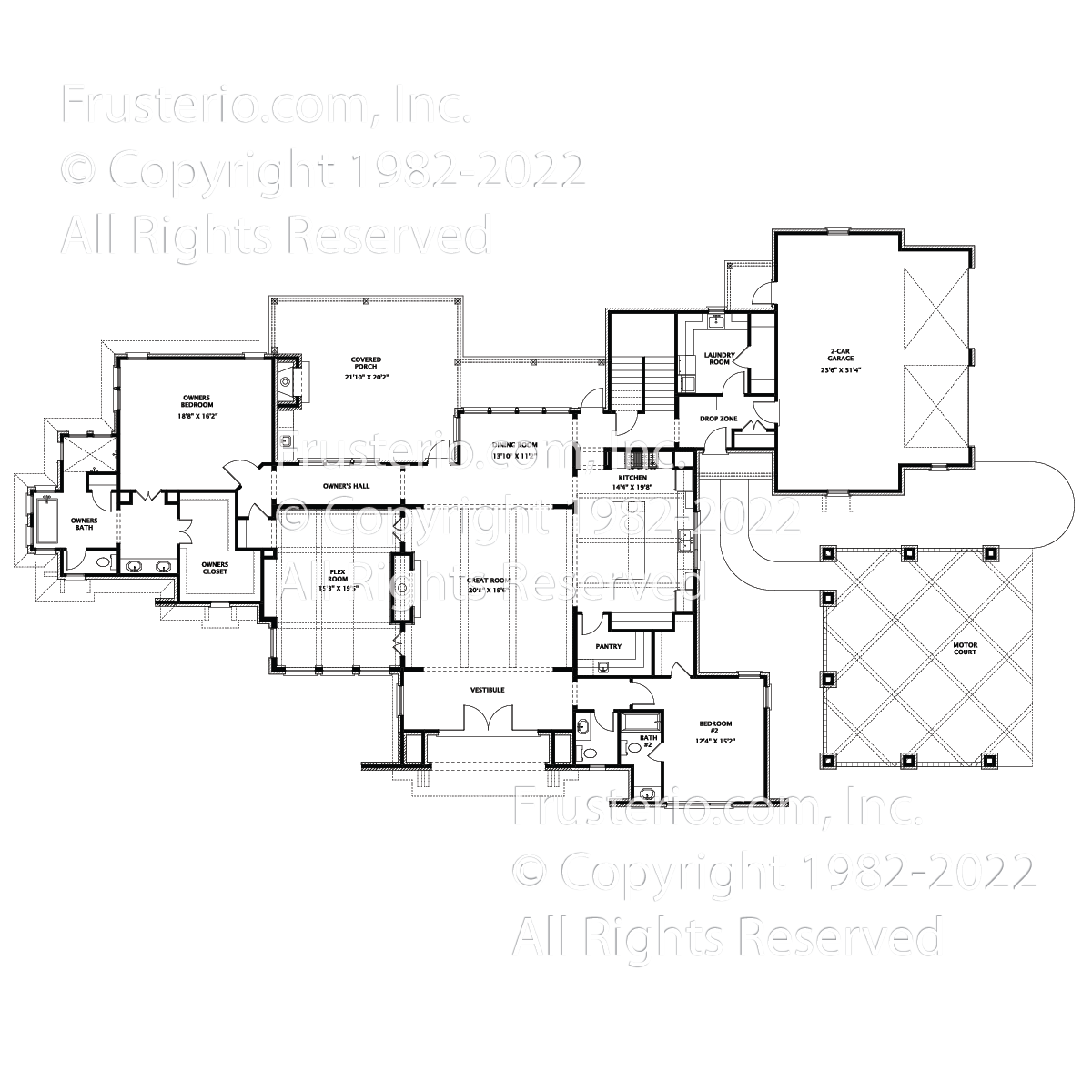Chloe House Plan First Floor Plan