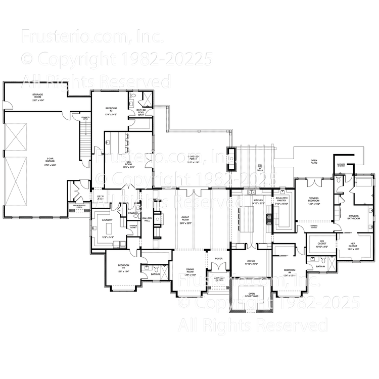 Adrianna House Plan First Floor Plan