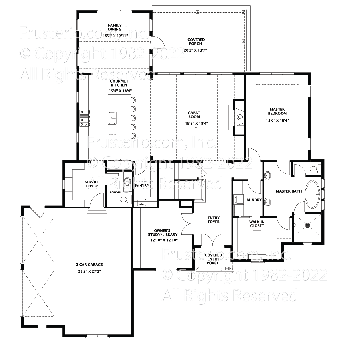 Amber House Plan First Floor Plan