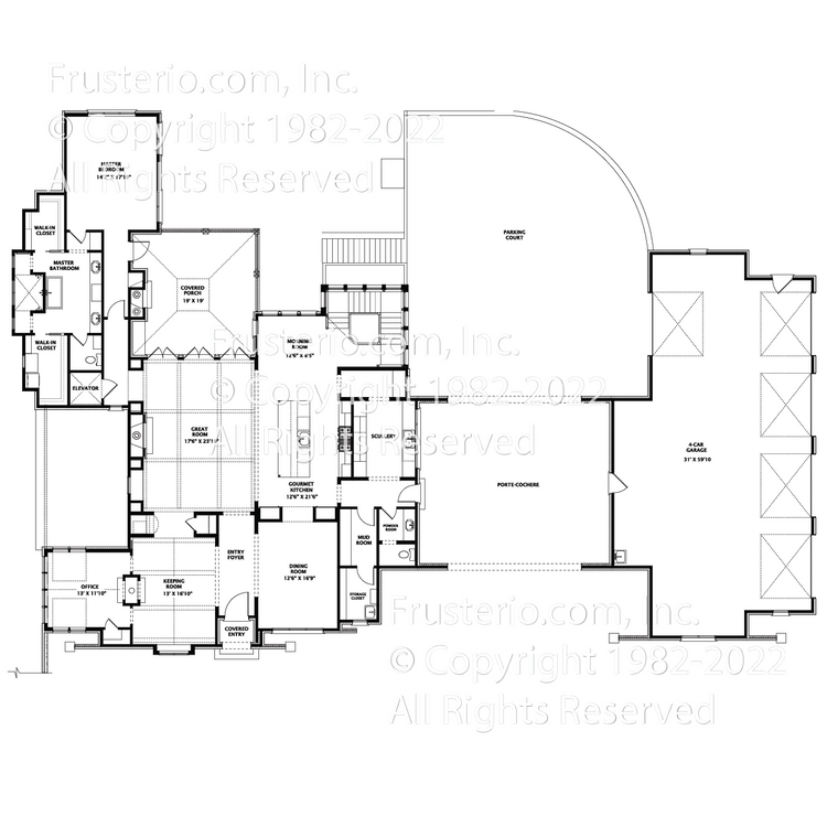 Callie House Plan First Floor Plan