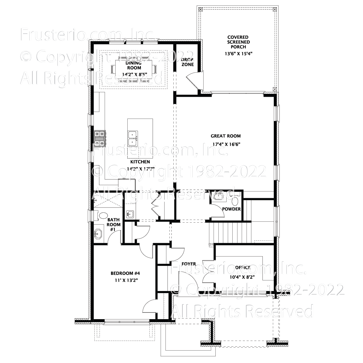 Kayla House Plan First Floor Plan