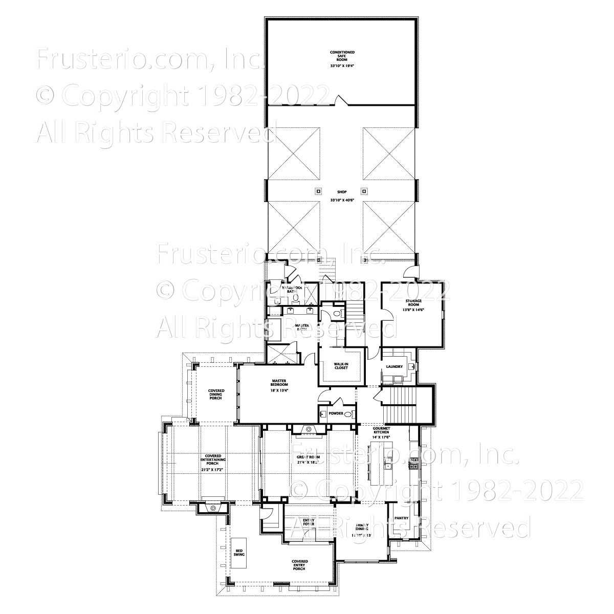 Audrey House Plan First Floor Plan