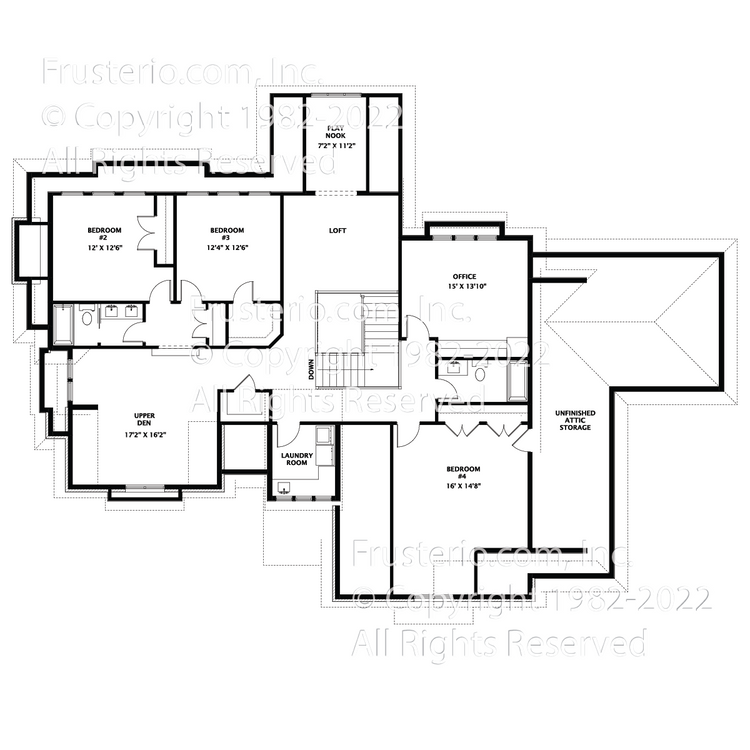 Bowman House Plan 2nd Floor