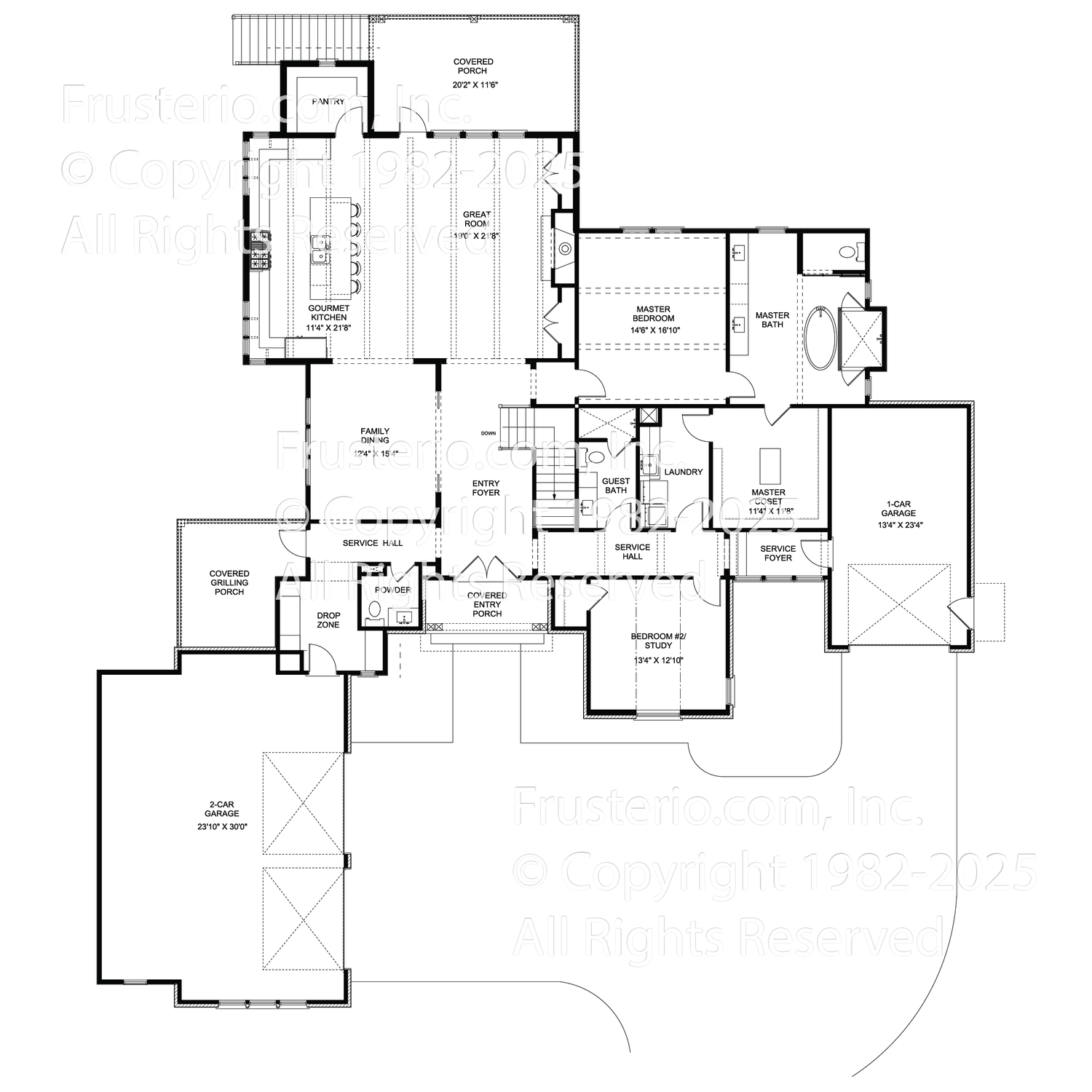Hawthorne House Plan First Floor Plan