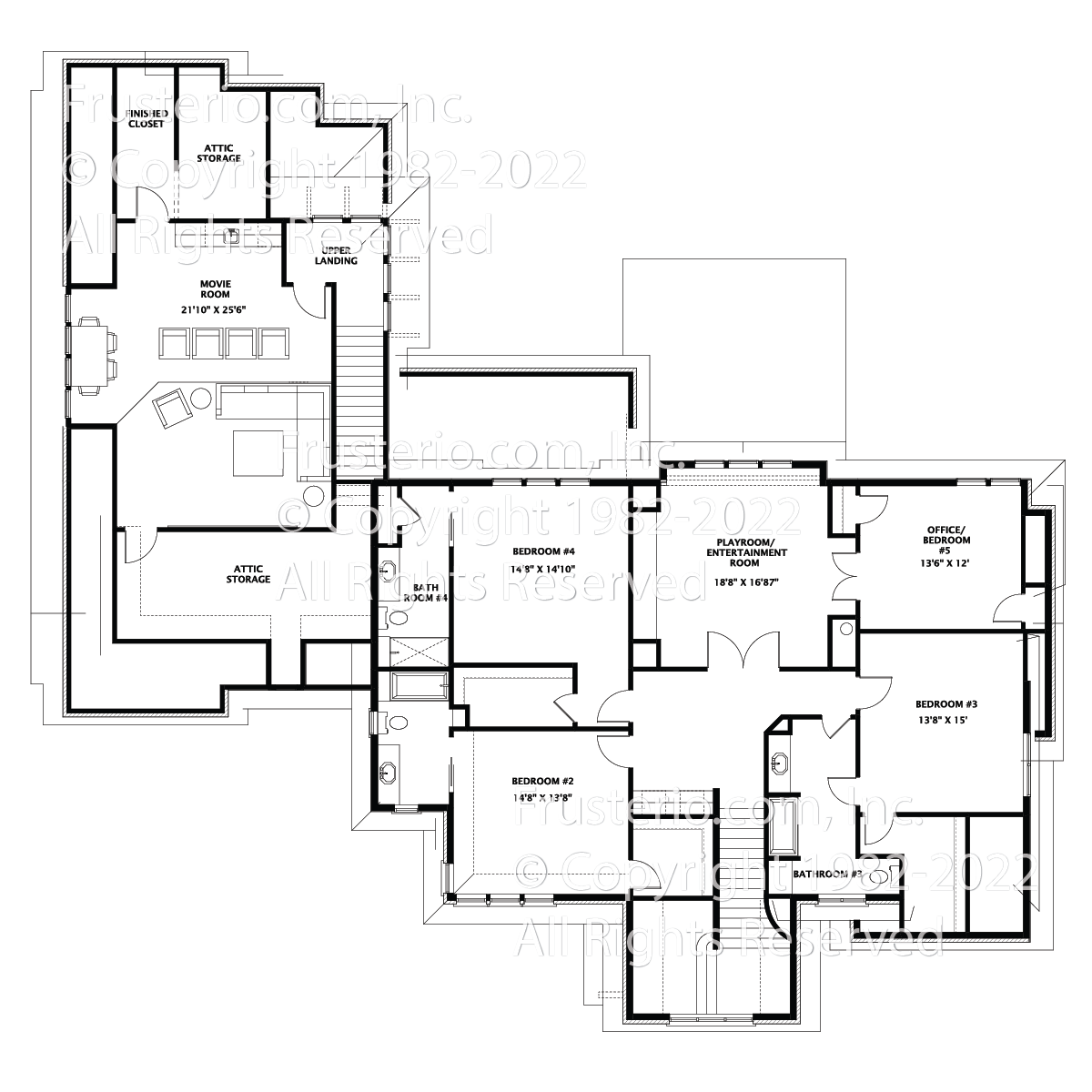 Tiffany House Plan 2nd Floor