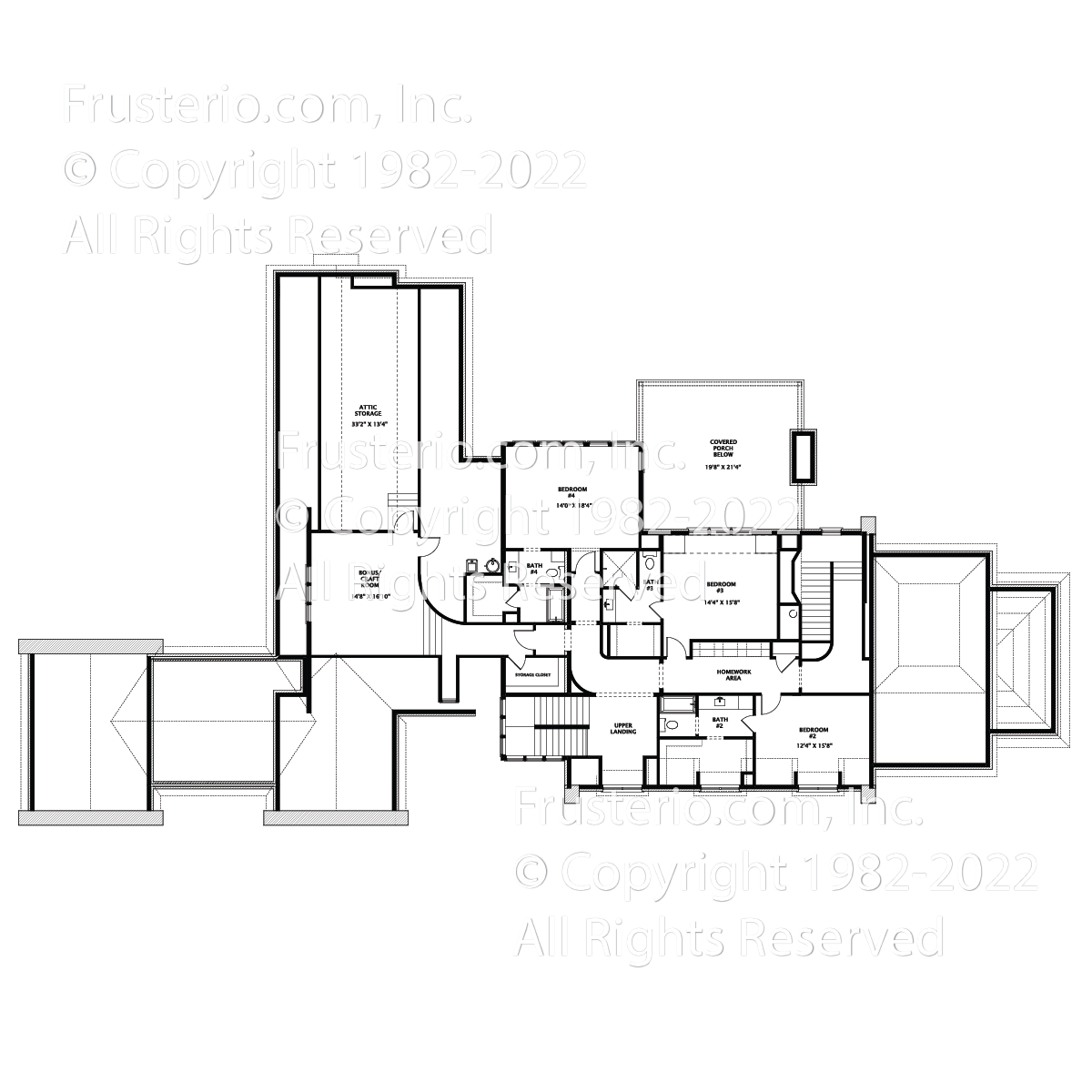 Blair House Plan 2nd Floor