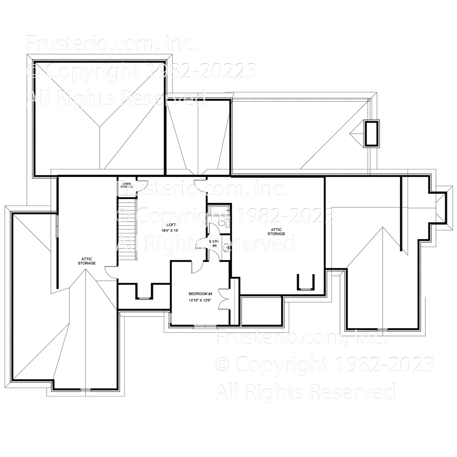 Bradberry House Plan 2nd Floor