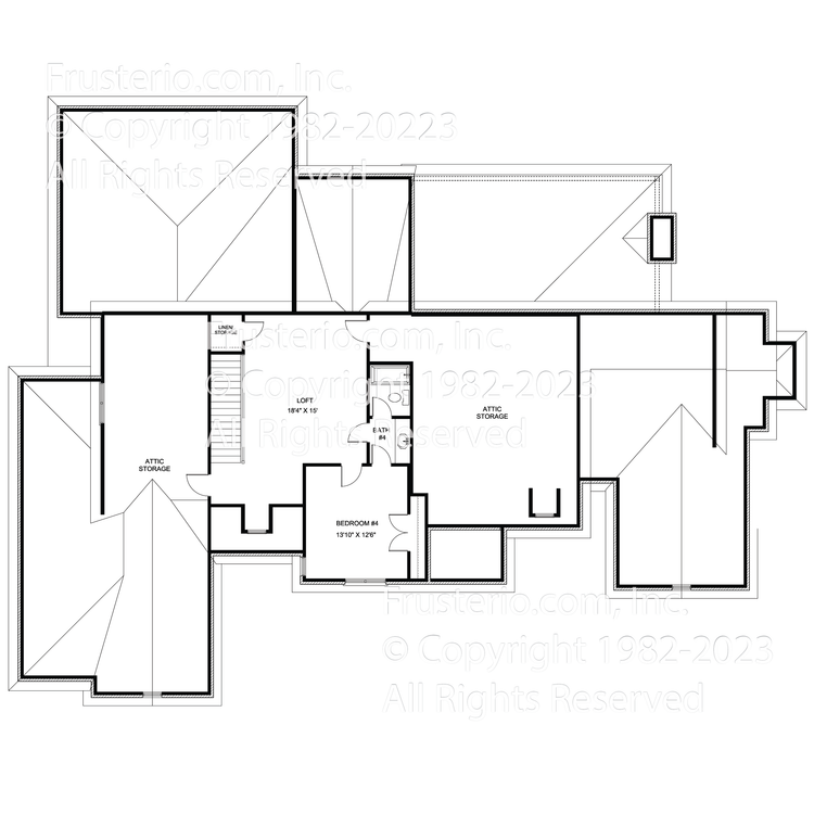 Bradberry House Plan 2nd Floor