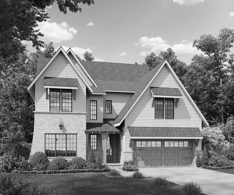 Oaklyn Front Elevation Rendering