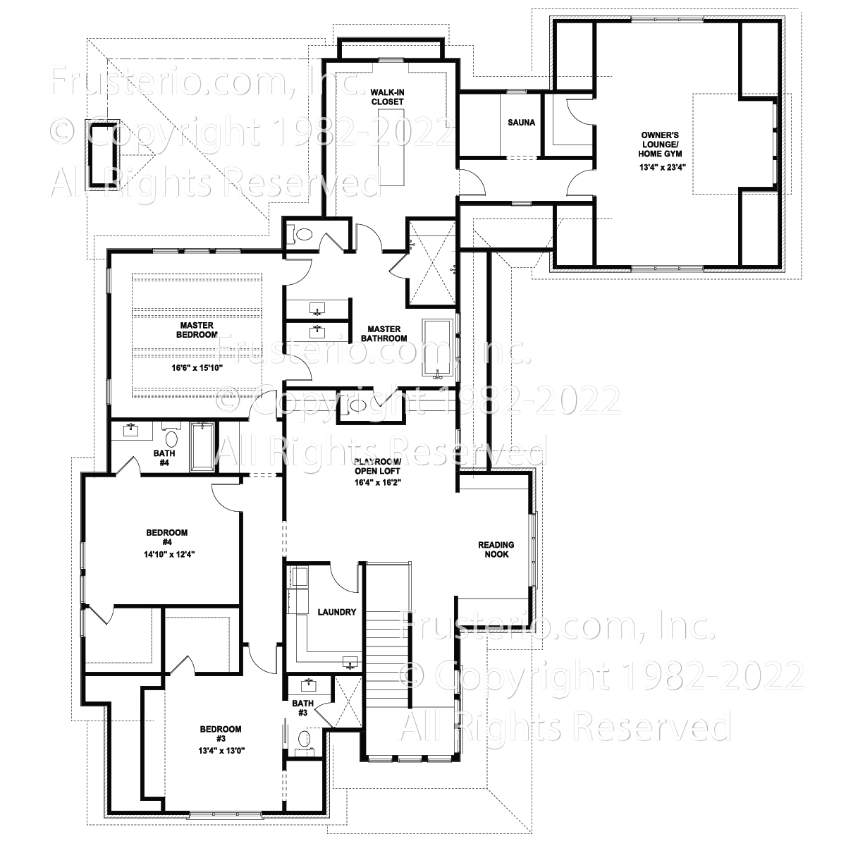 Brinley House Plan 2nd Floor