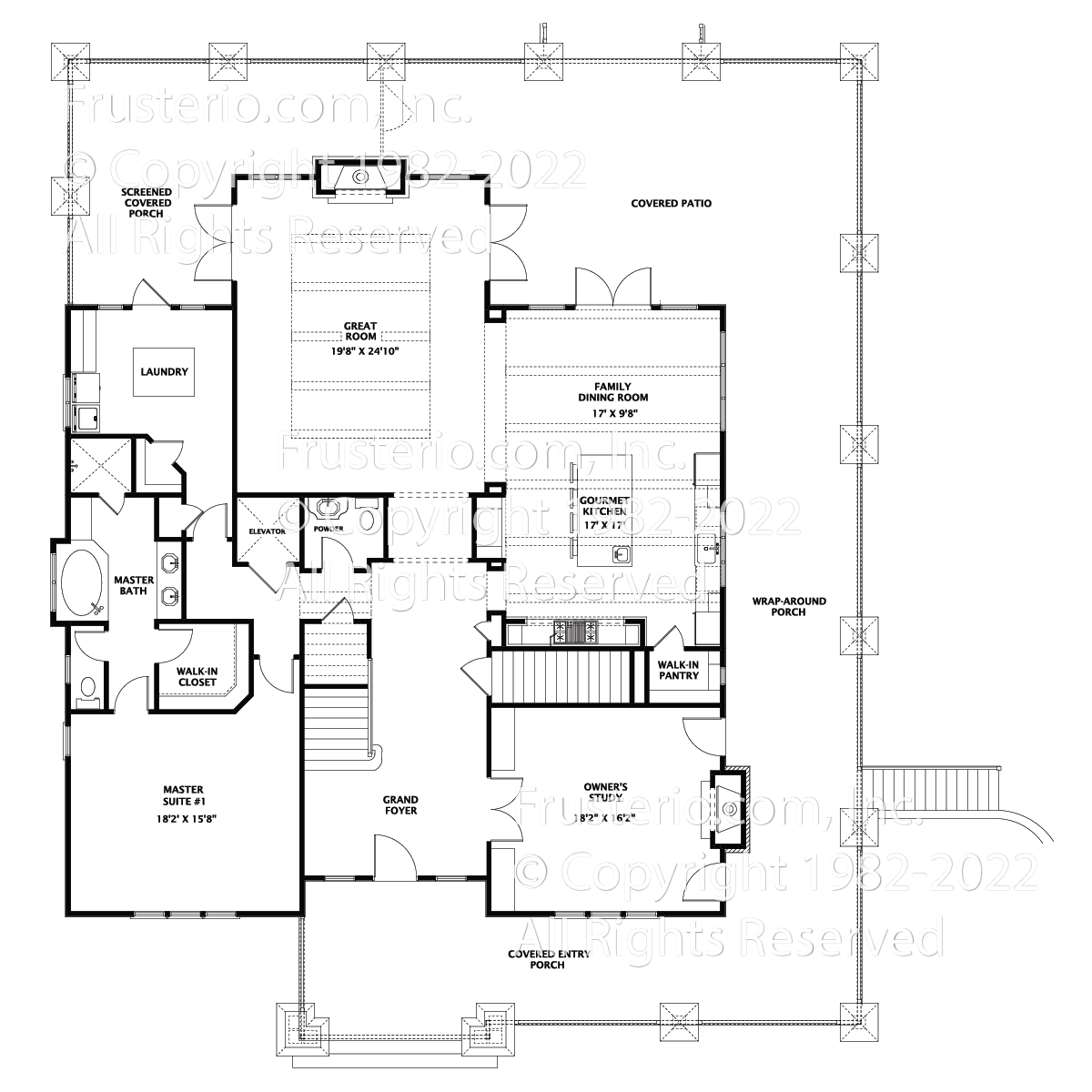 Wesley House Plan First Floor Plan
