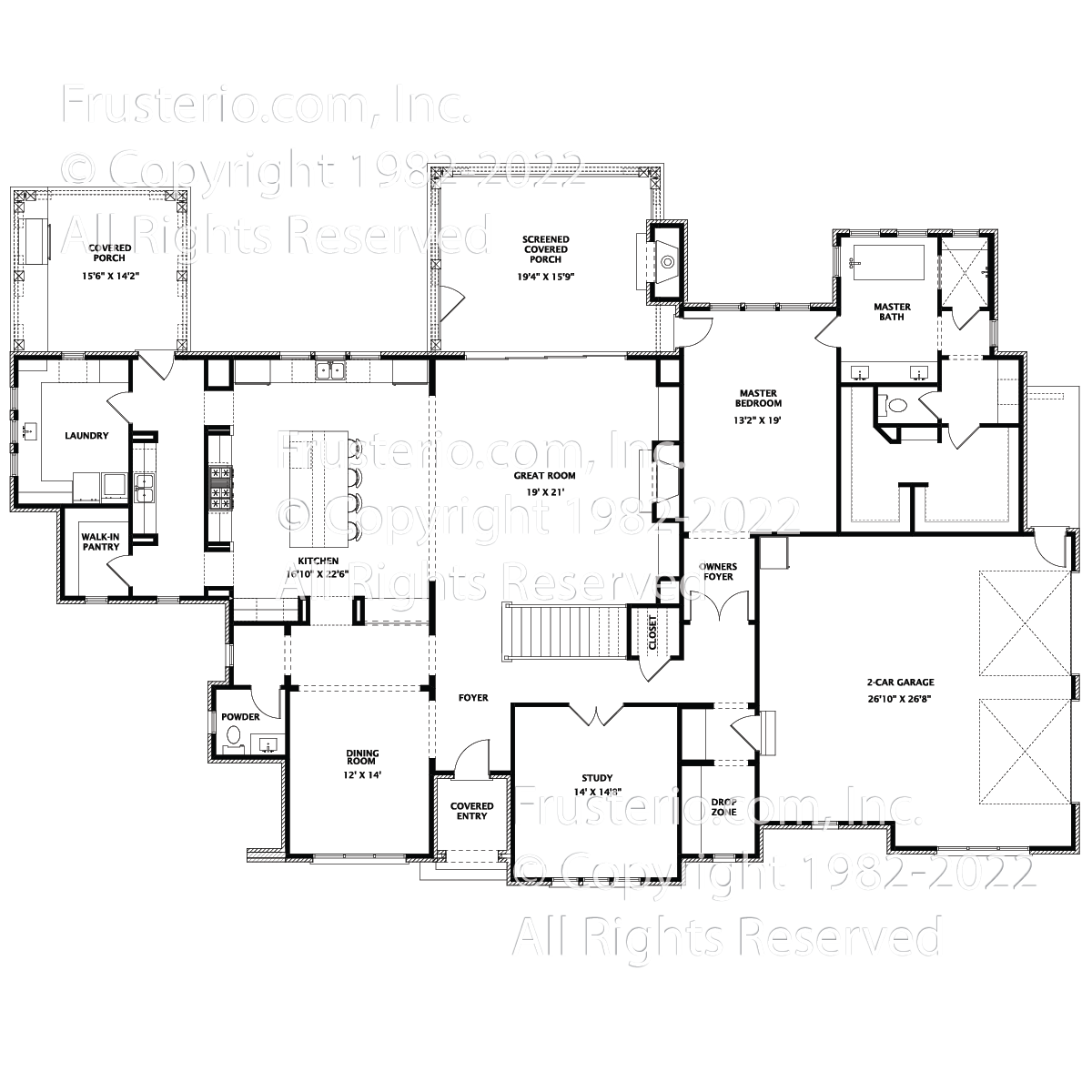 Colby House Plan First Floor Plan