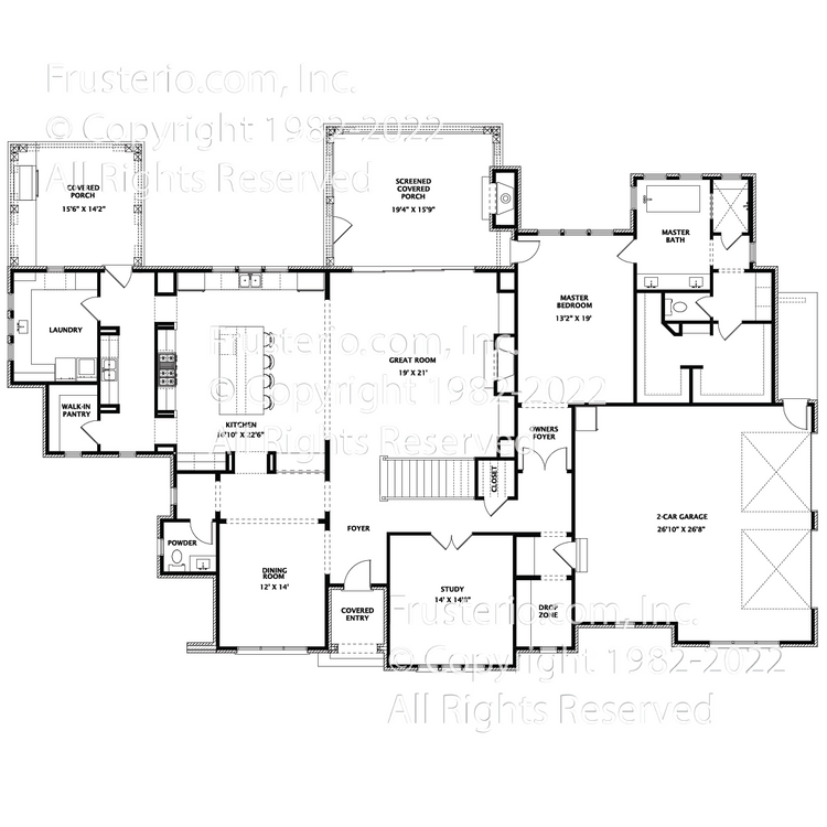 Colby House Plan First Floor Plan