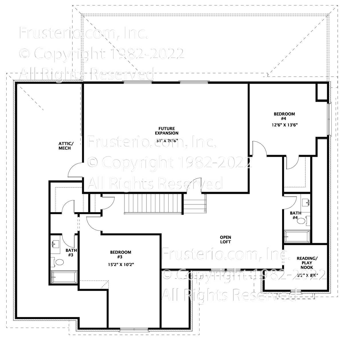 Landon House Plan 2nd Floor