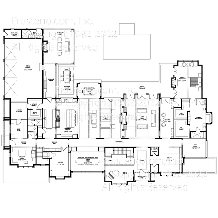 Conrad House Plan First Floor Plan