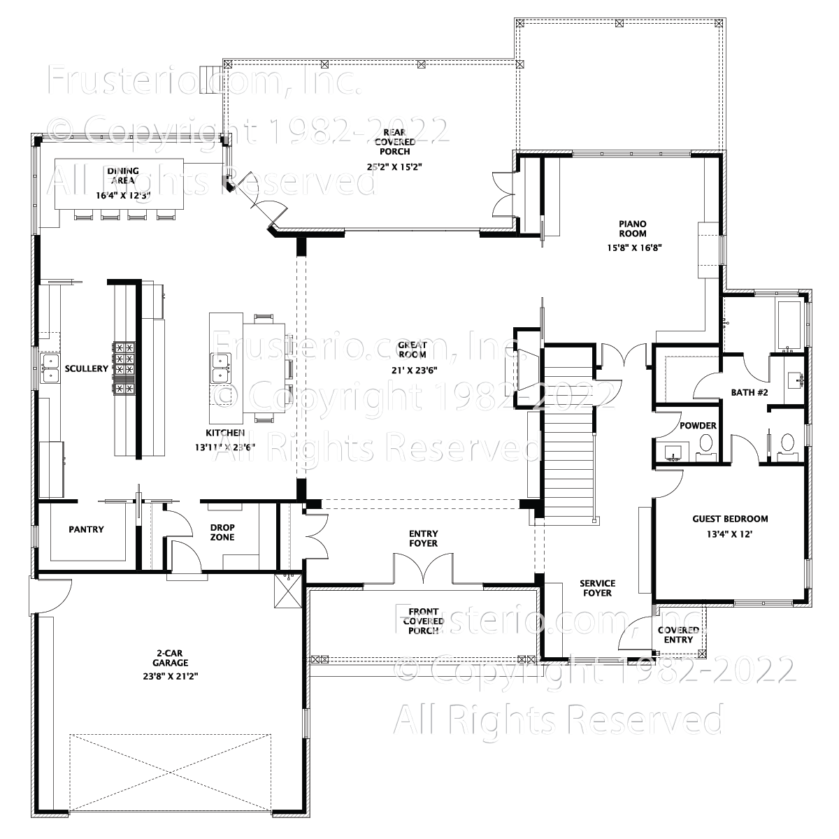 Neill House Plan First Floor Plan