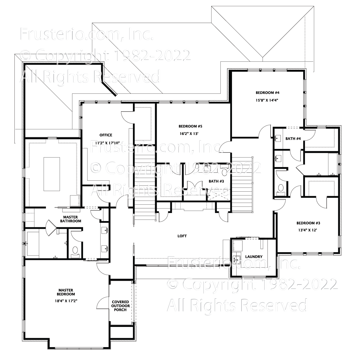 Neill House Plan 2nd Floor