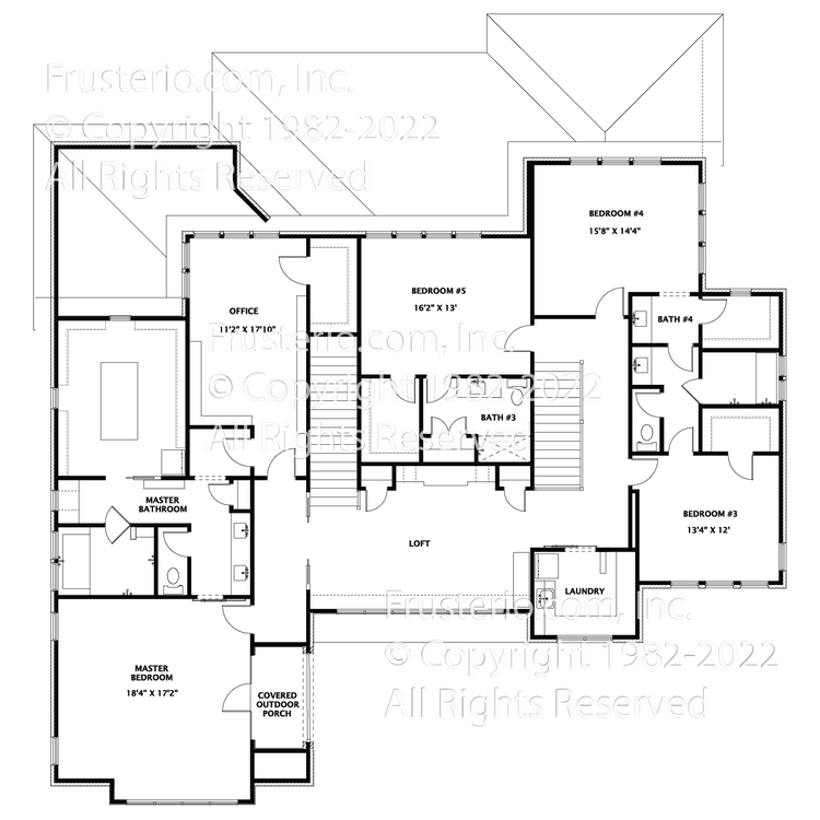 Neill House Plan 2nd Floor