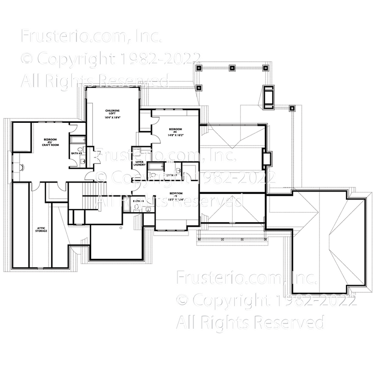 Burnham House Plan 2nd Floor