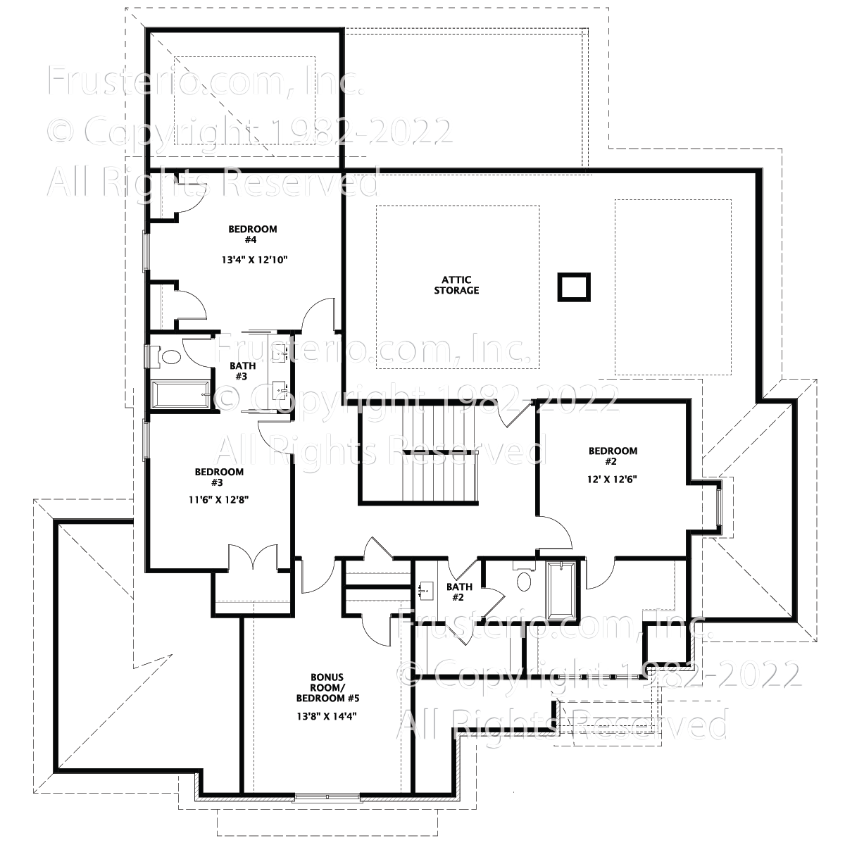 Russell House Plan 2nd Floor