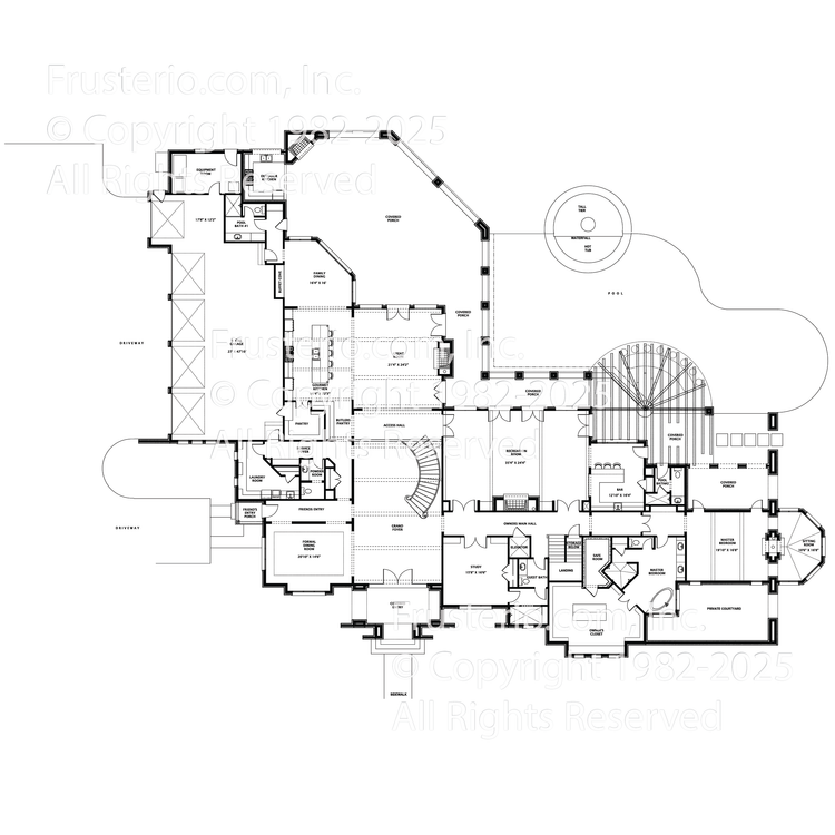 Newbury House Plan First Floor Plan