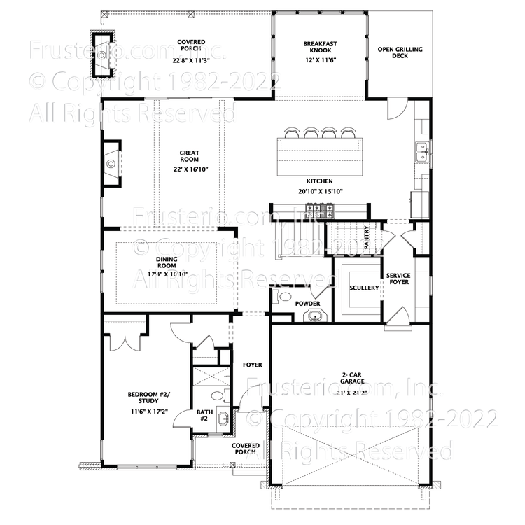 Oaklyn House Plan First Floor Plan