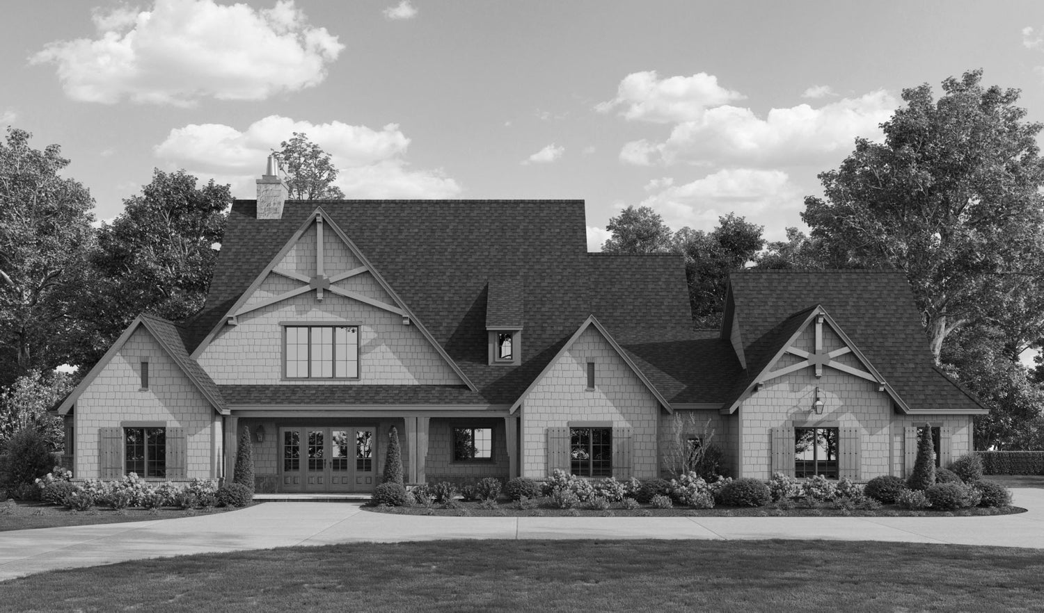 Tia Front Elevation Rendering