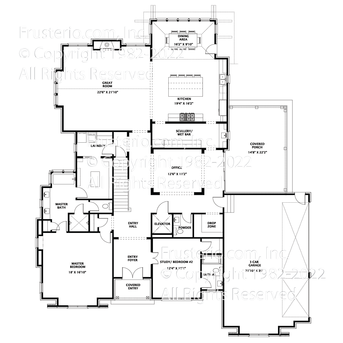 Rowan House Plan First Floor Plan