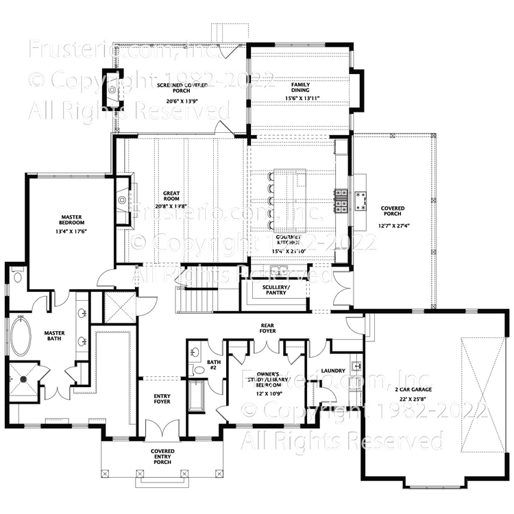 Donald House Plan First Floor Plan
