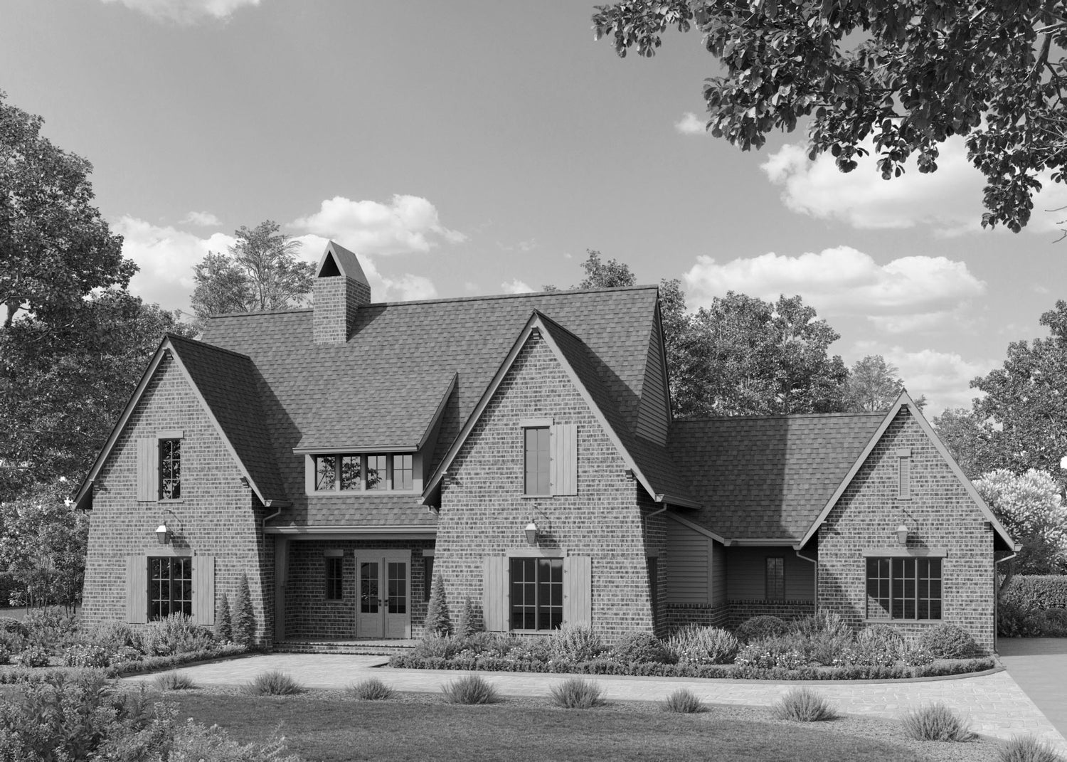 Cora Front Elevation Rendering