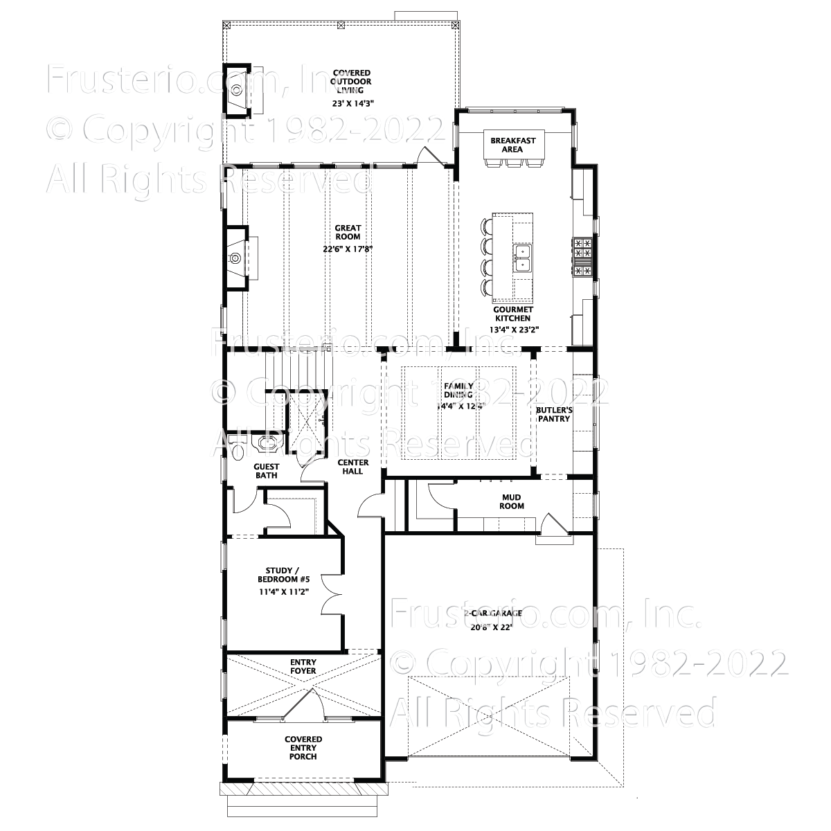 Ashcroft House Plan First Floor Plan