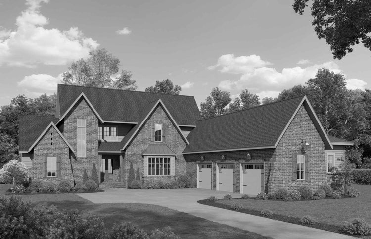 Hampton Front Elevation Rendering
