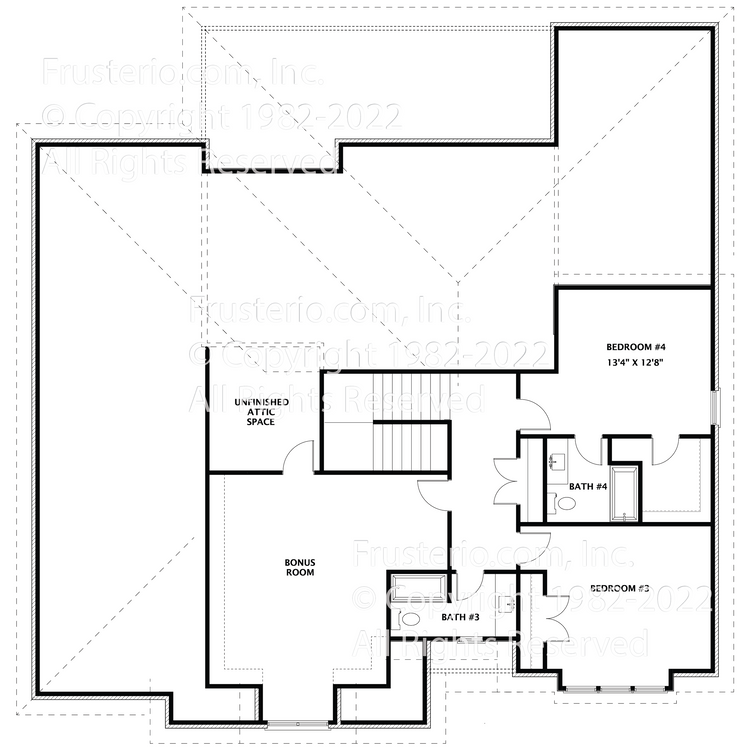 Colby House Plan 2nd Floor