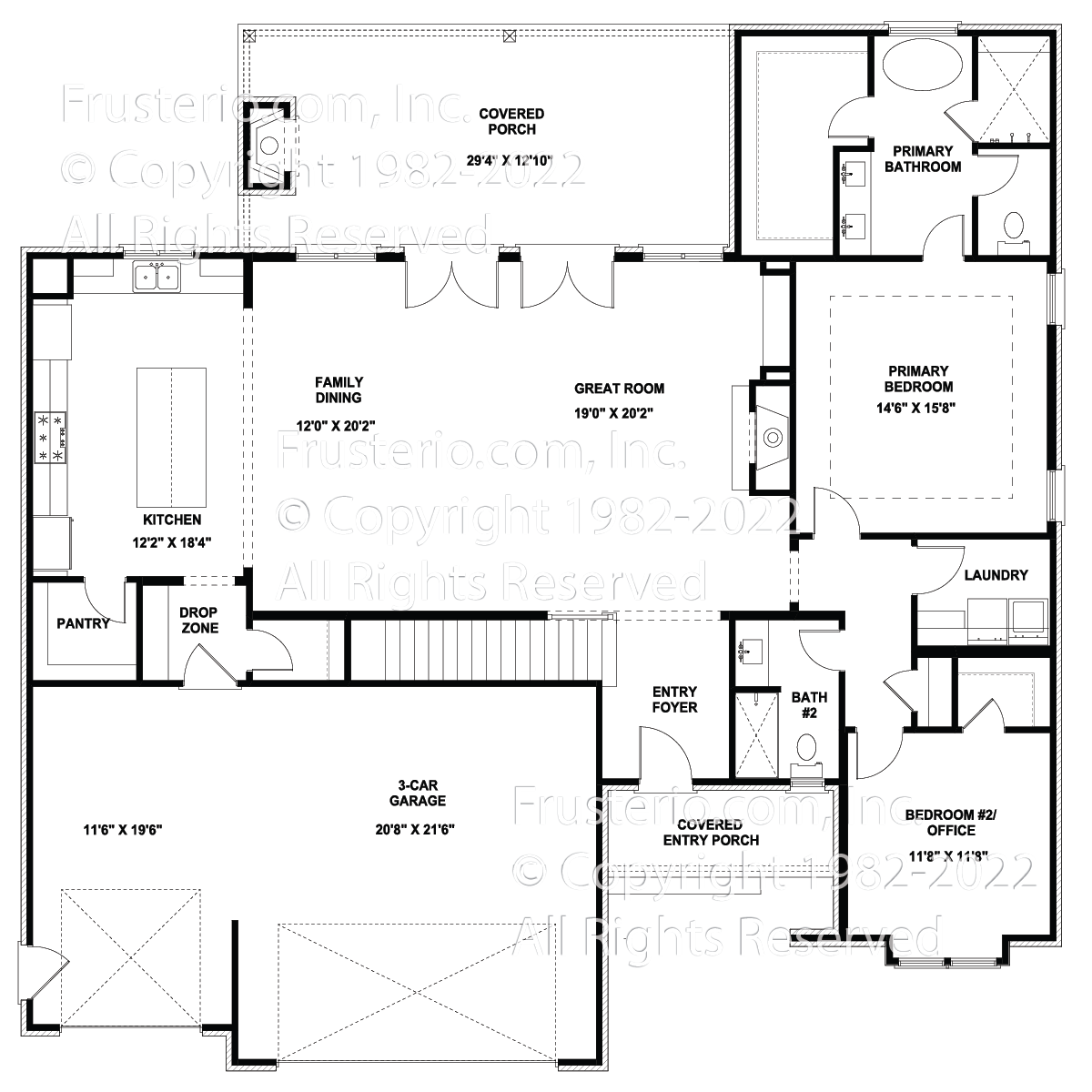 Landon House Plan First Floor Plan