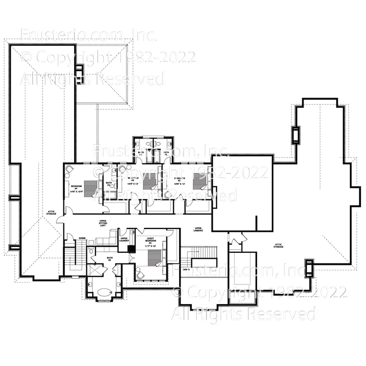 Conrad House Plan 2nd Floor