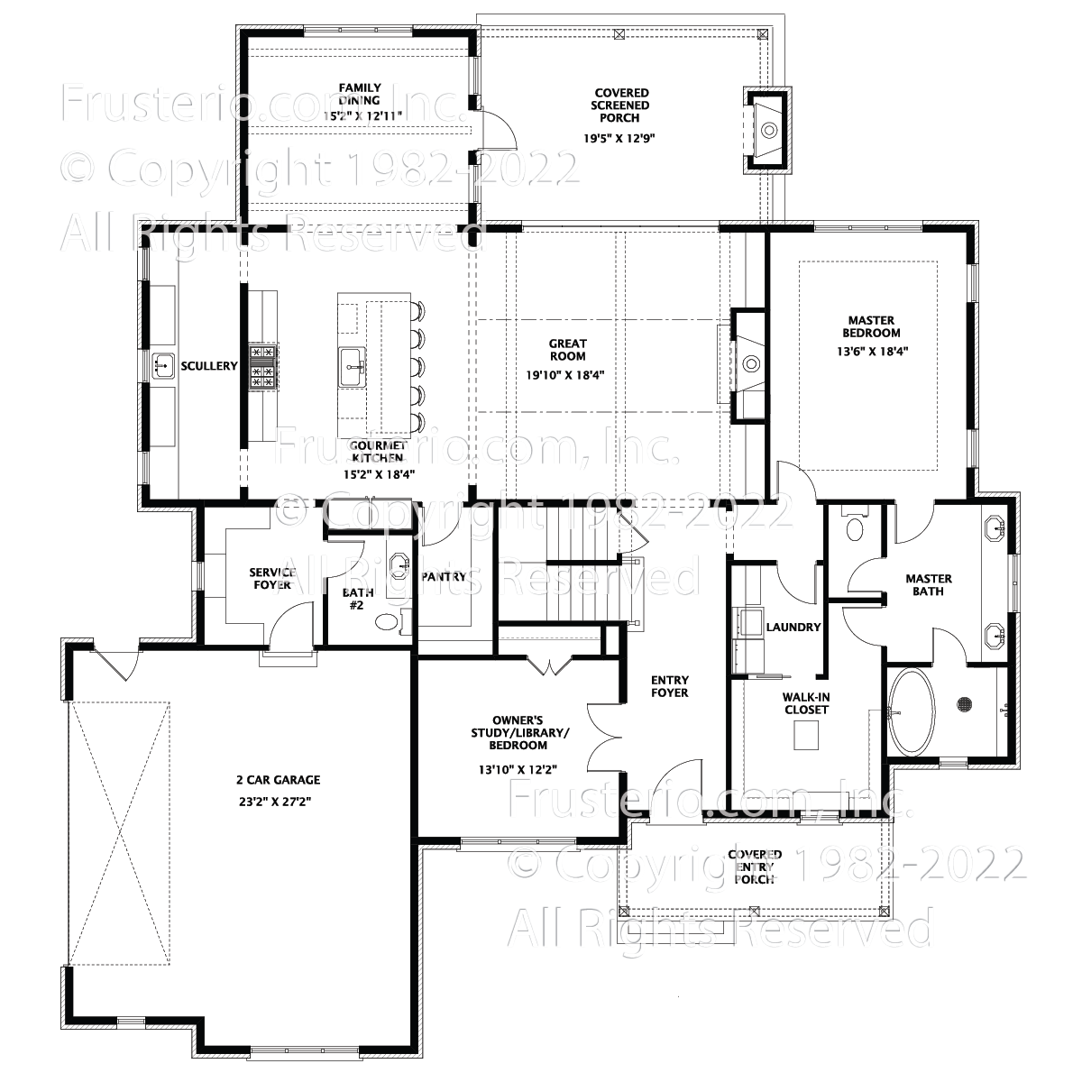 Berry House Plan First Floor Plan