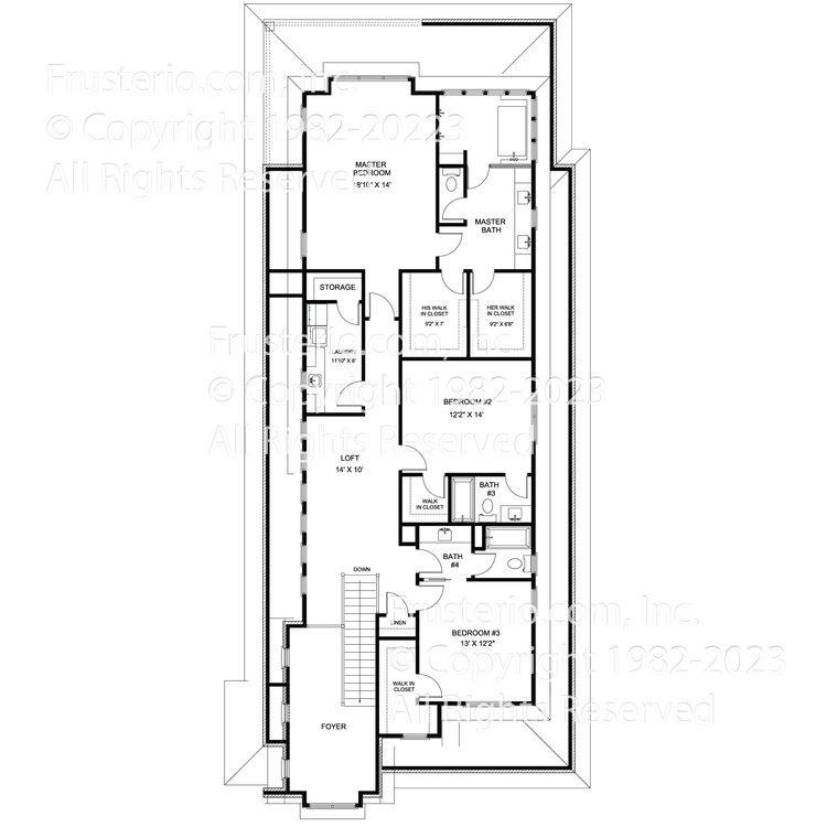 Adele House Plan 2nd Floor