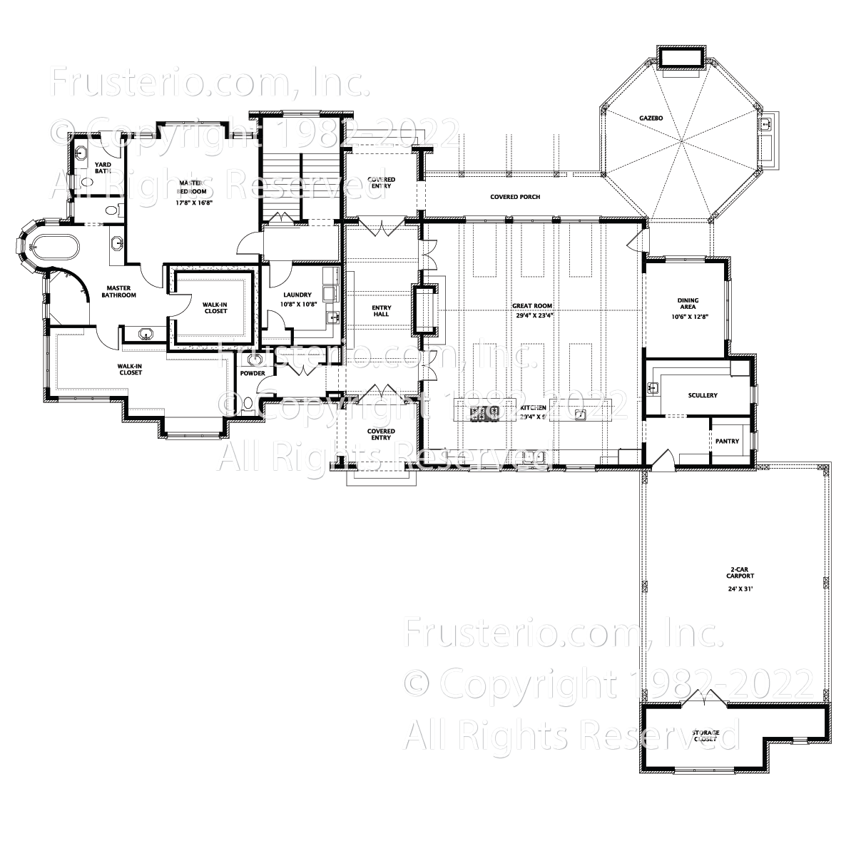 Abram House Plan First Floor Plan