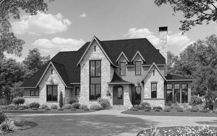 Mallory Front Elevation Rendering