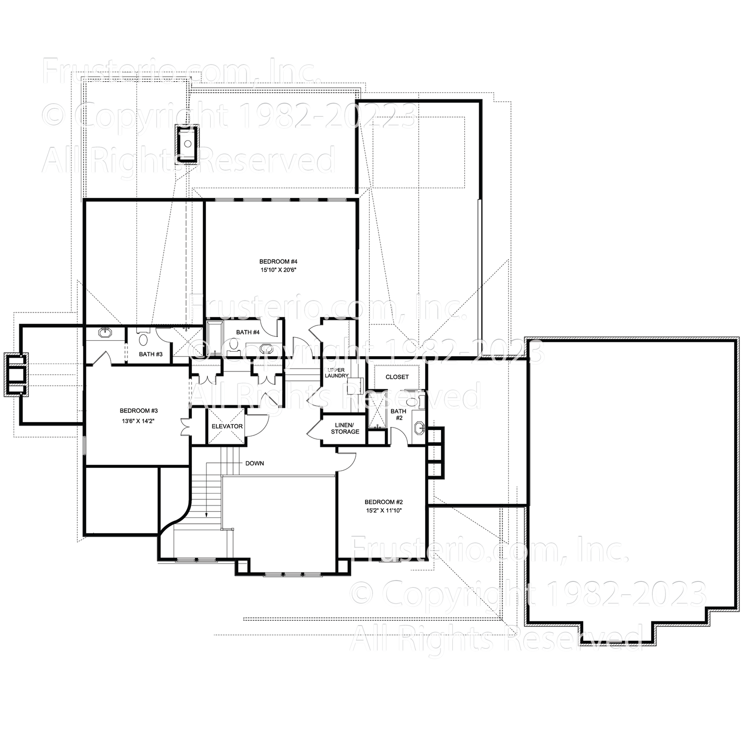 Miller House Plan 2nd Floor