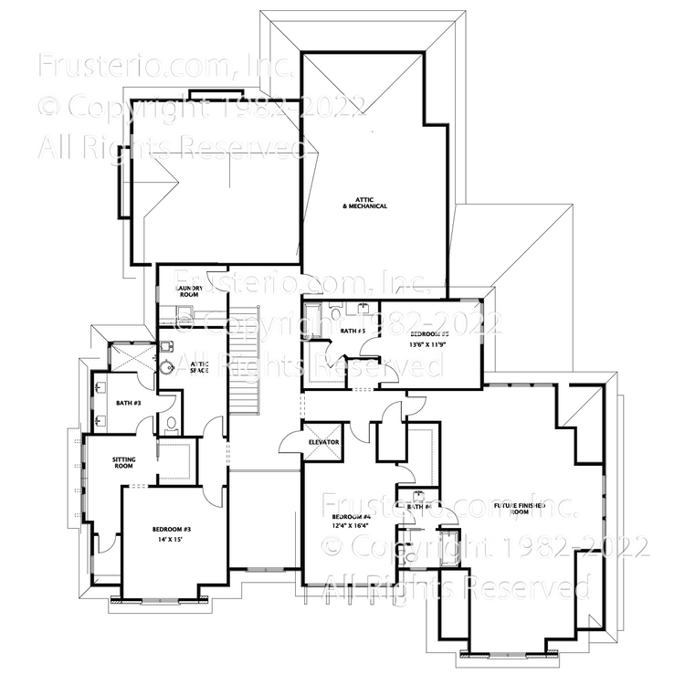 Rowan House Plan 2nd Floor