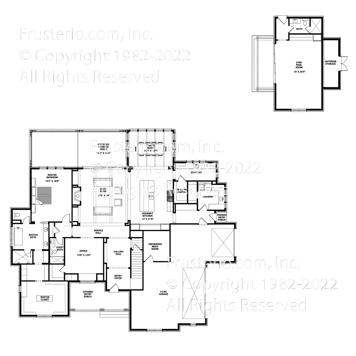 Dean House Plan First Floor Plan