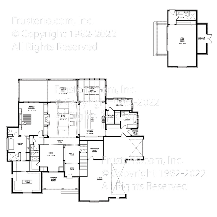 Dean House Plan First Floor Plan